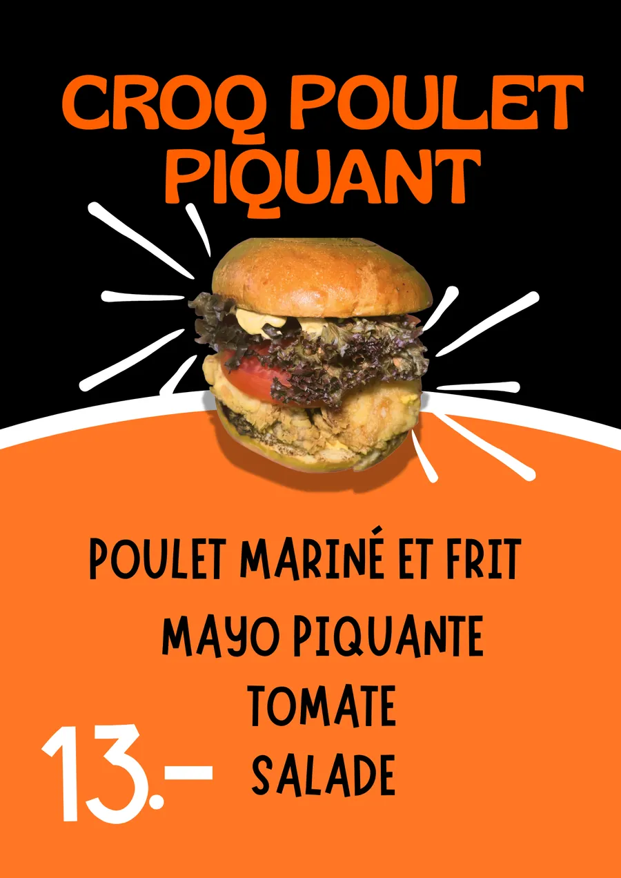 Croq Poulet Piquant